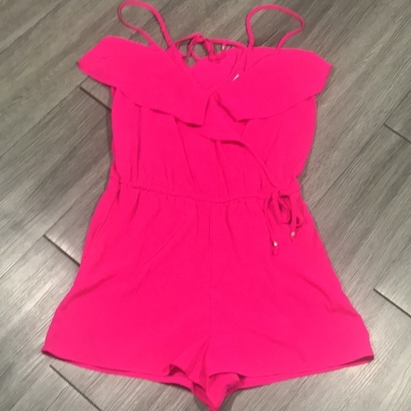 American Eagle Outfitters Bright Pink Romper size XS - Picture 3 of 8